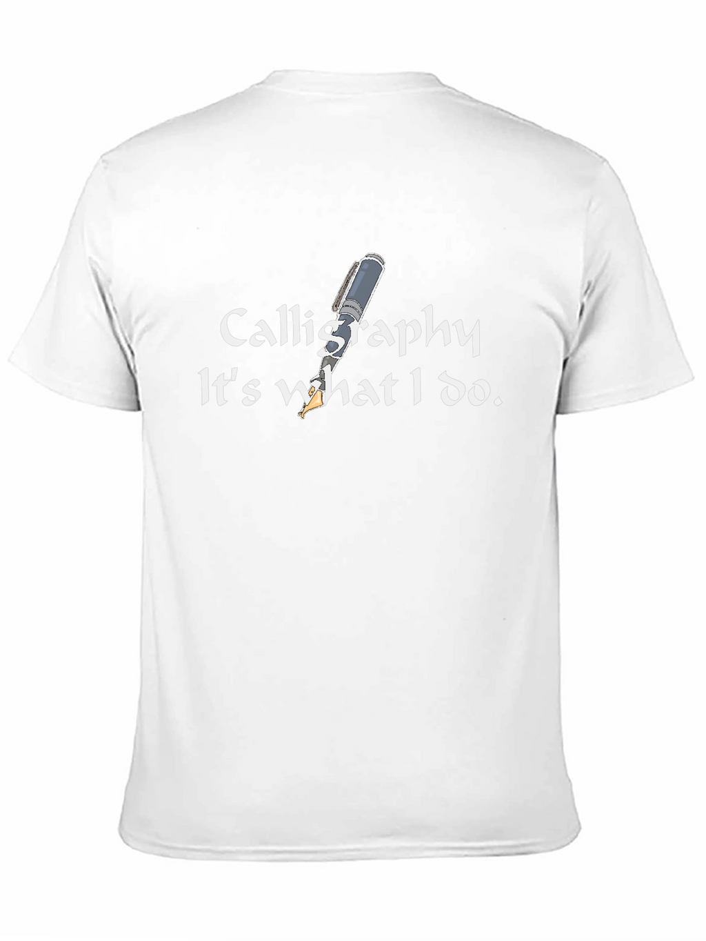 Calligraphy - Its what I do. Black T-Shirt