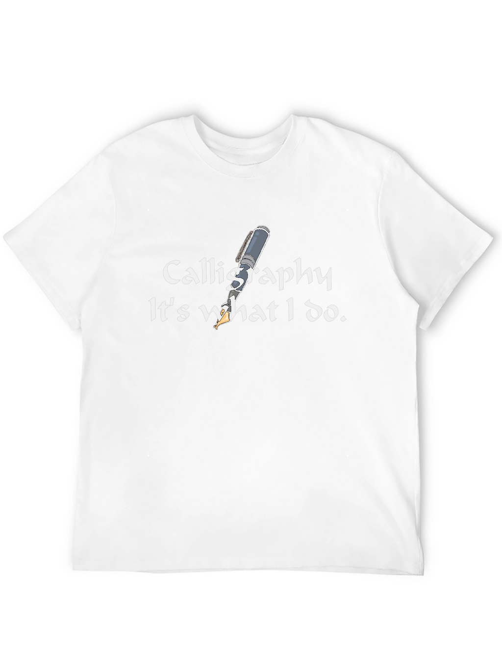 Calligraphy - Its what I do. Black T-Shirt