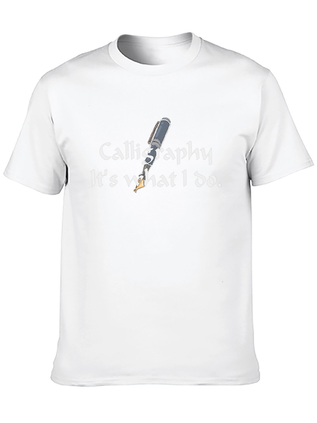 Calligraphy - Its what I do. Black T-Shirt