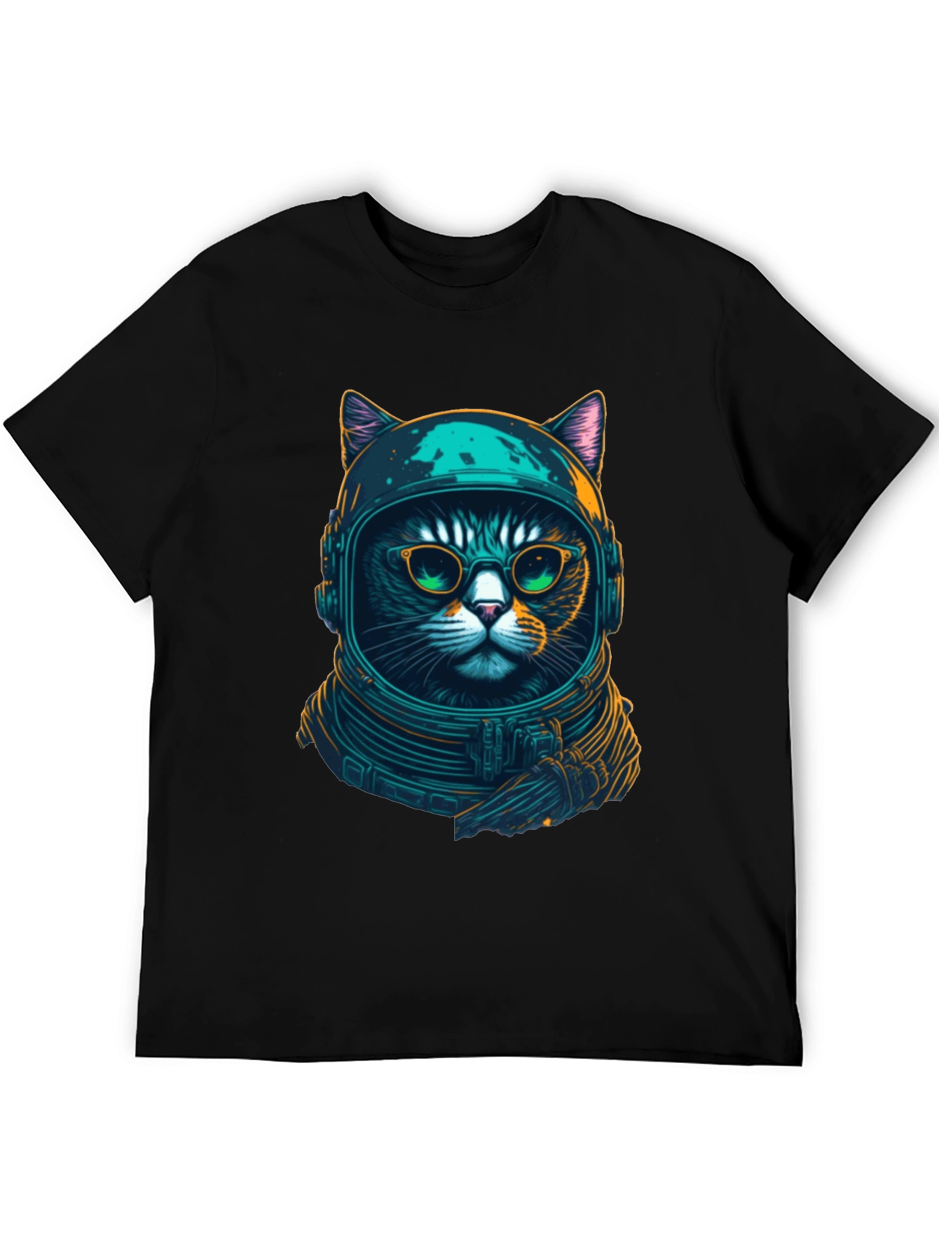 Cosmic Cat T-Shirt - Astronaut Kitty Design