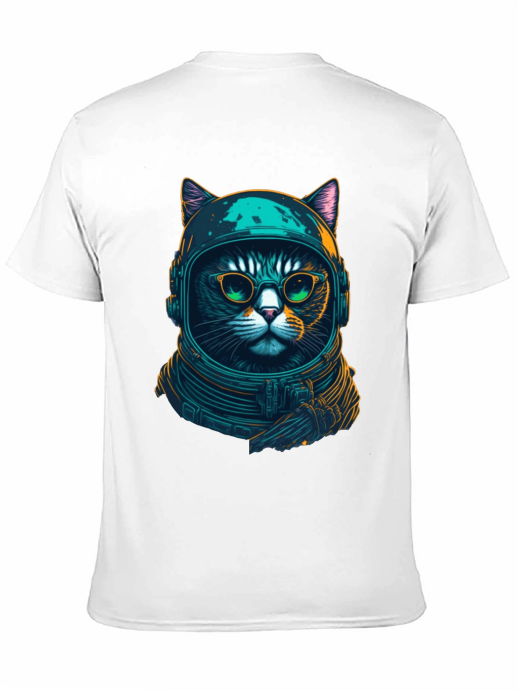 Cosmic Cat T-Shirt - Astronaut Kitty Design