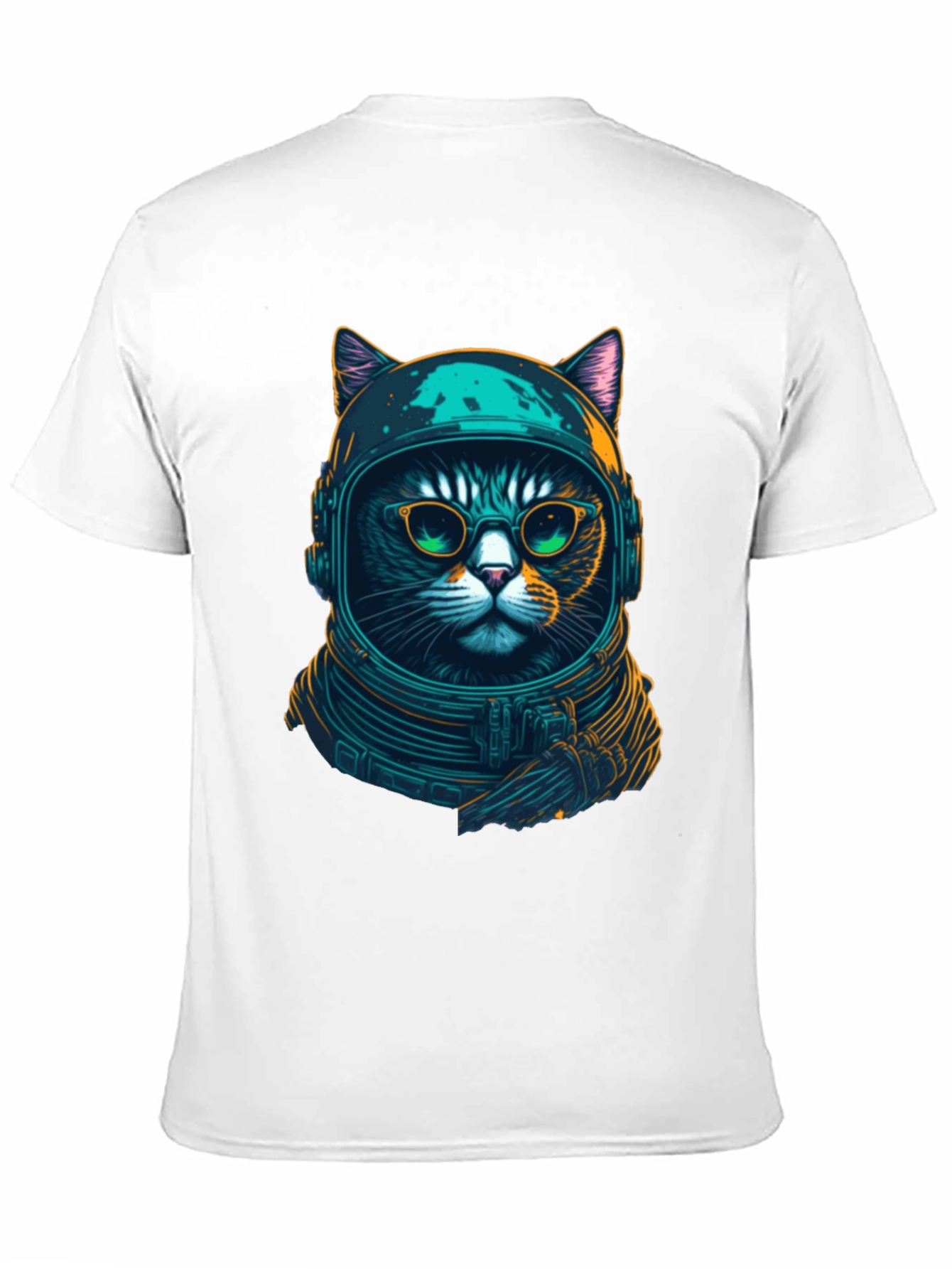 Cosmic Cat T-Shirt - Astronaut Kitty Design