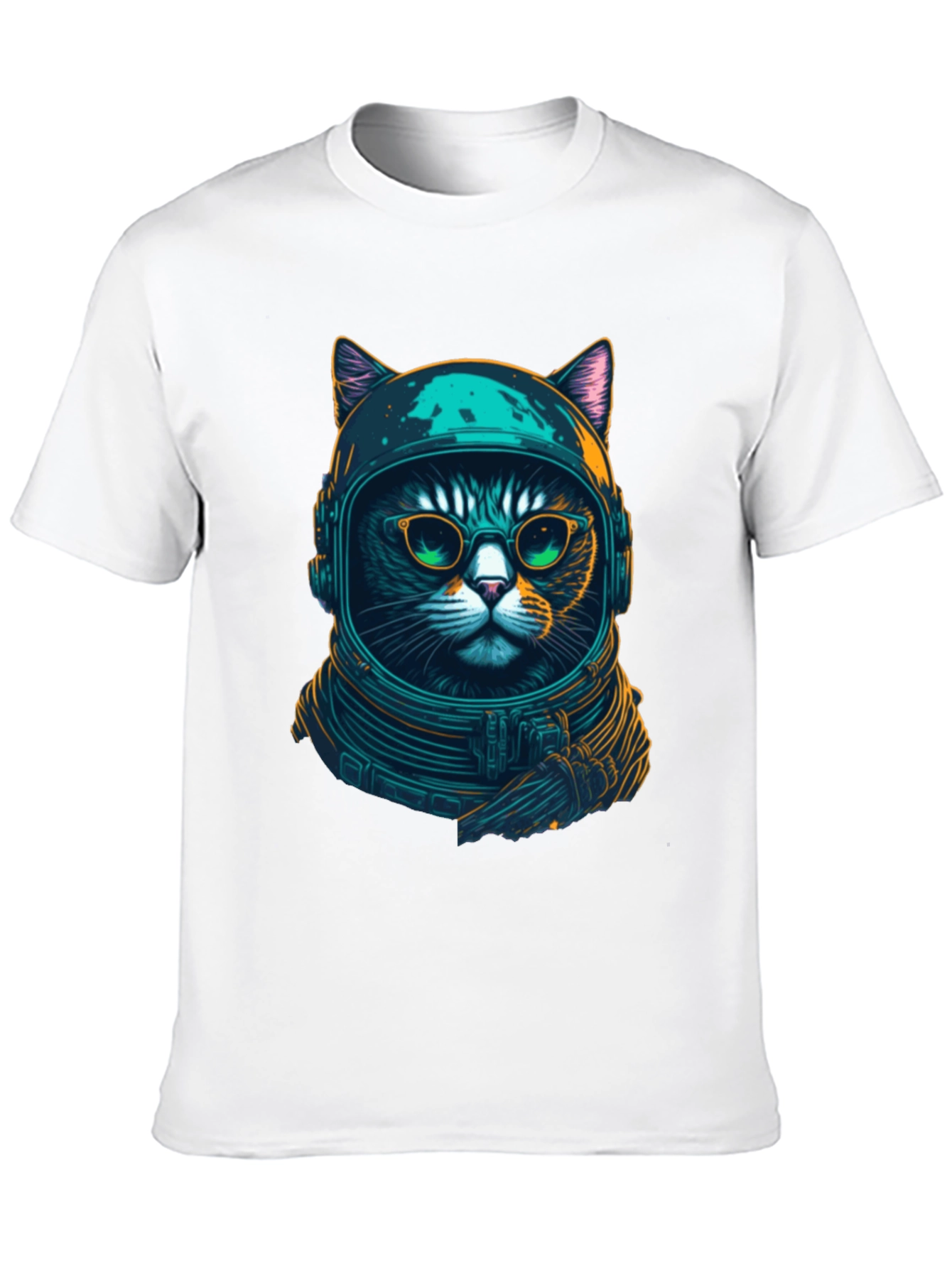 Cosmic Cat T-Shirt - Astronaut Kitty Design