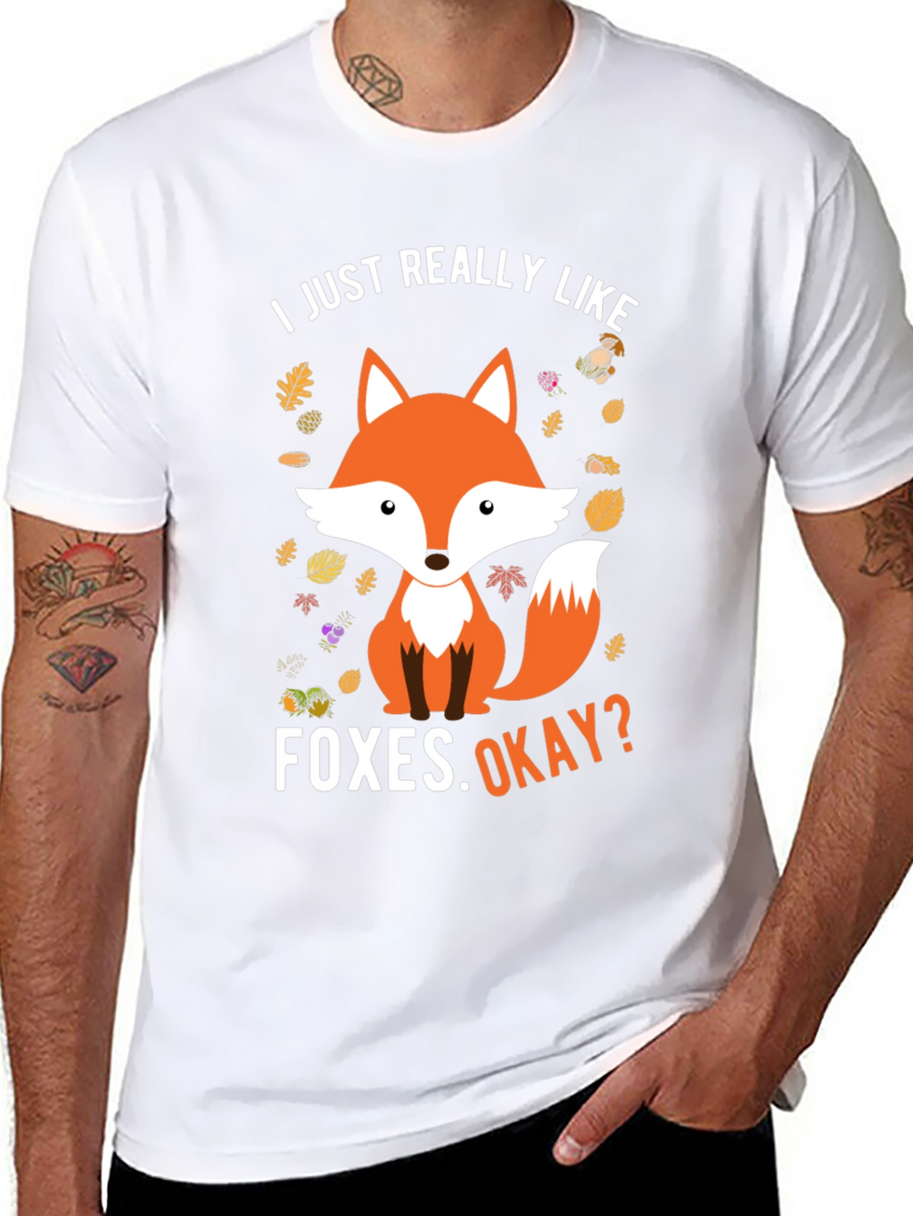 Fox Graphic Tee - I Just Really Like Foxes