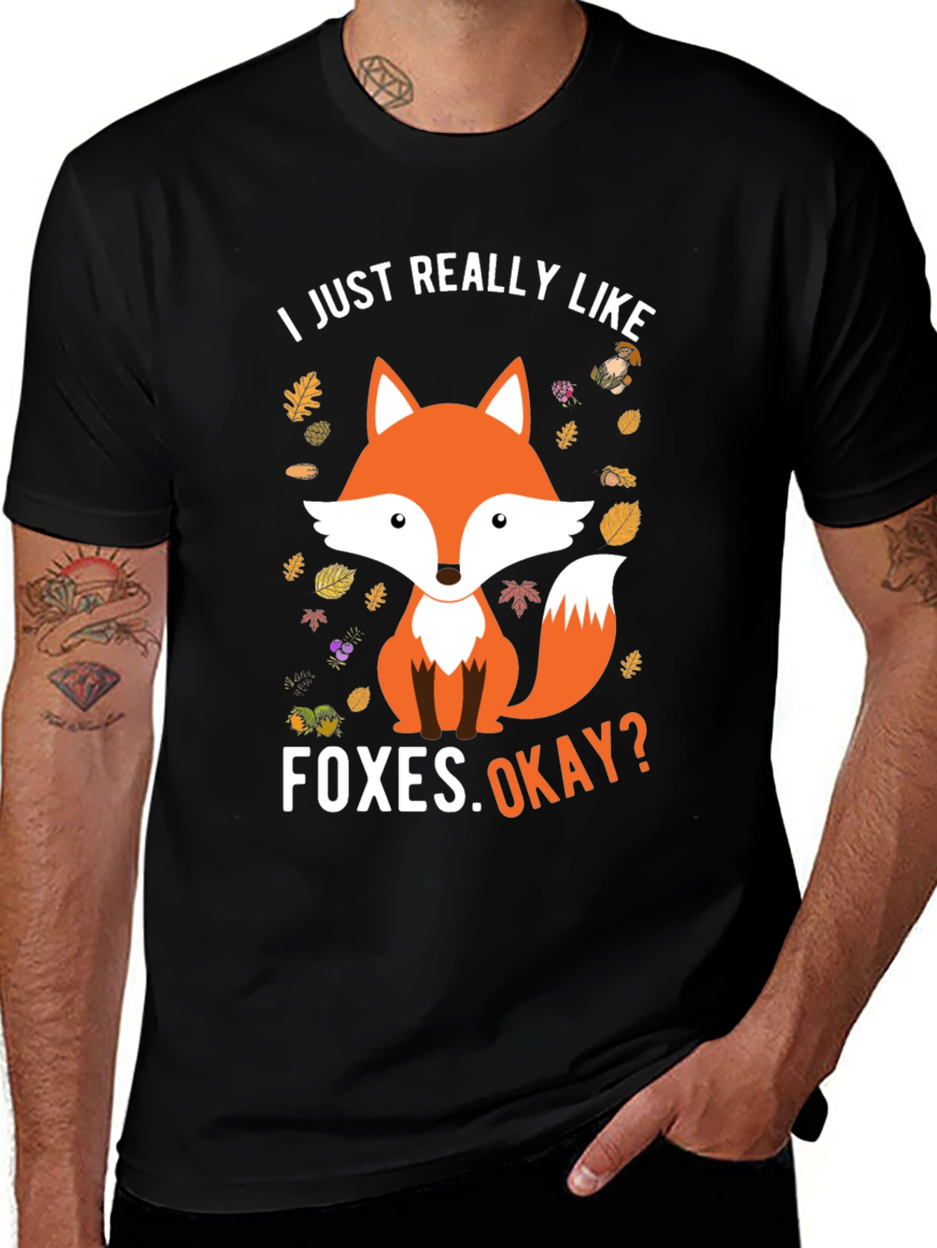 Fox Graphic Tee - I Just Really Like Foxes