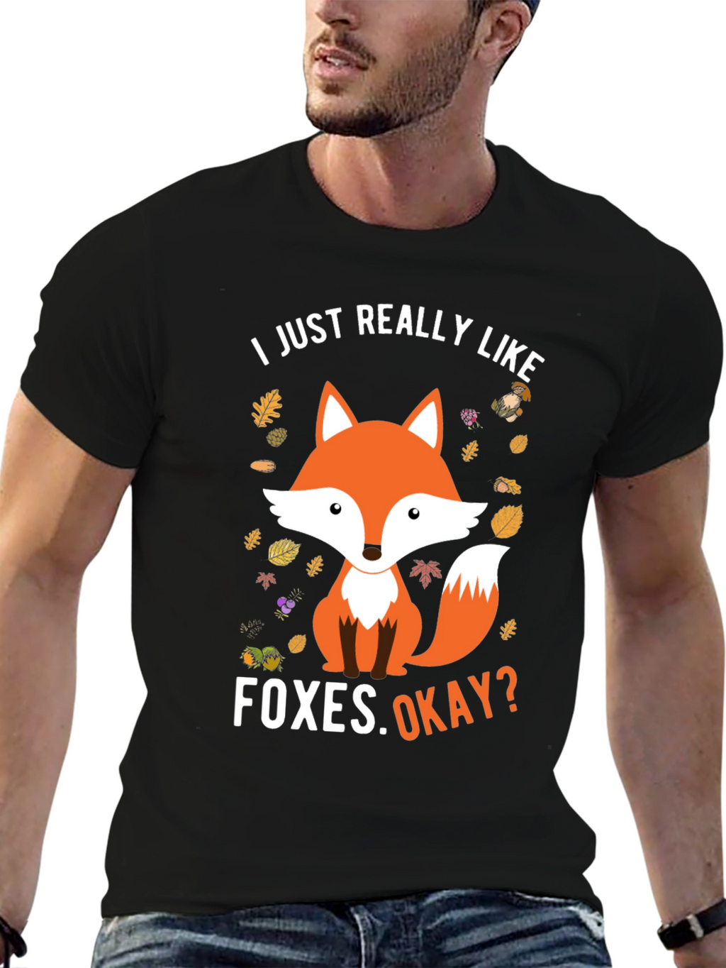 Fox Graphic Tee - I Just Really Like Foxes
