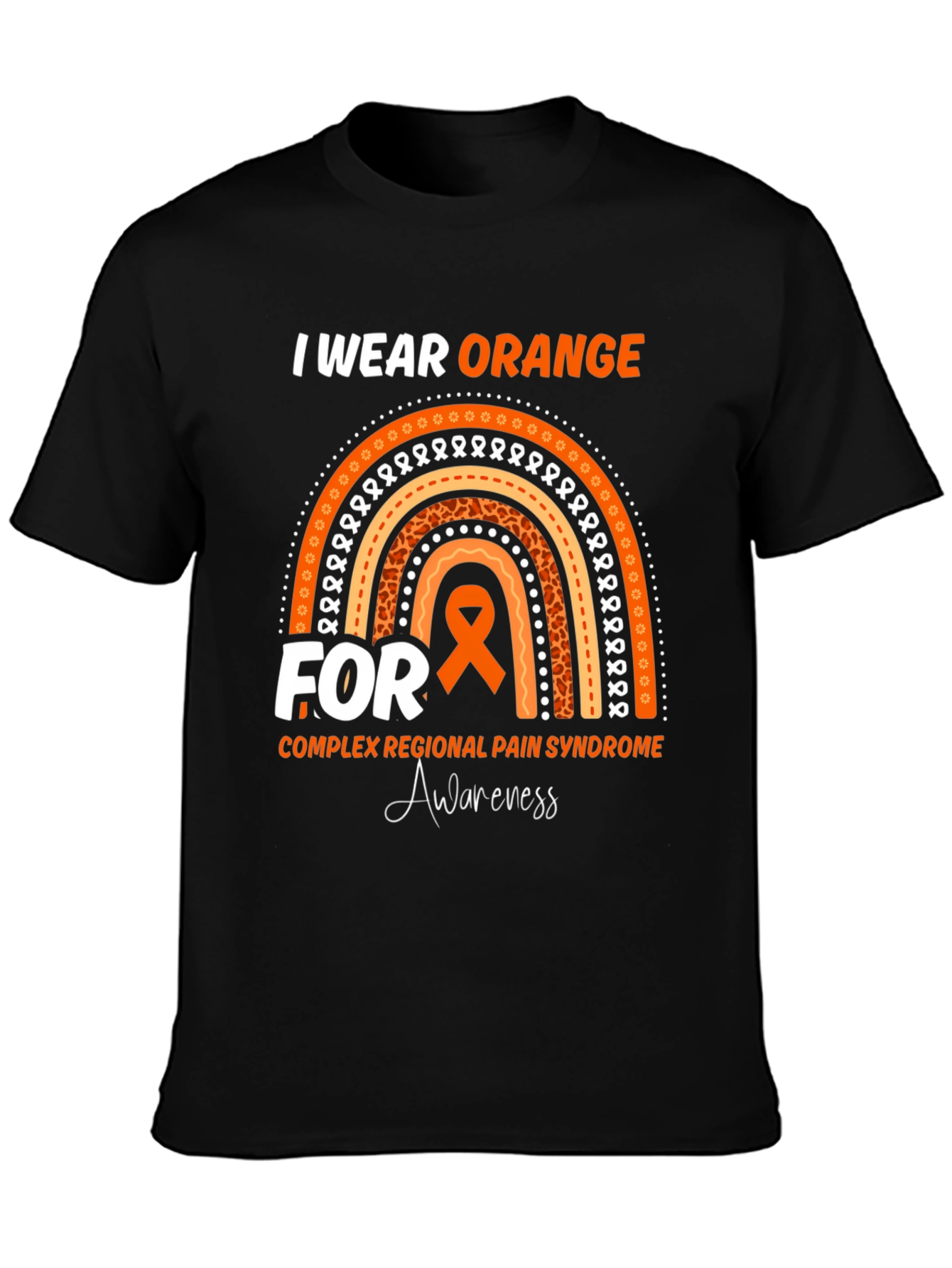 I Wear Orange Complex Regional Pain Syndrome Awareness T-Shirt