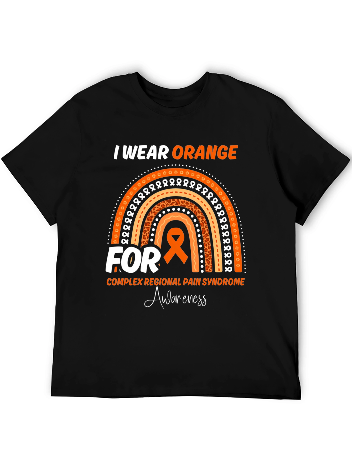 I Wear Orange Complex Regional Pain Syndrome Awareness T-Shirt