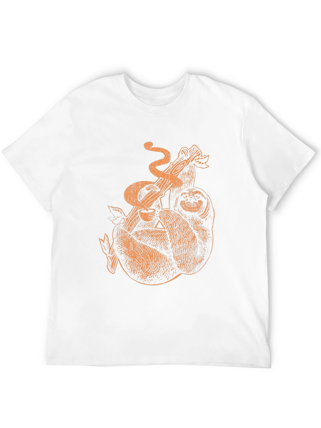 Sloth & Snake Graphic Tee - Black