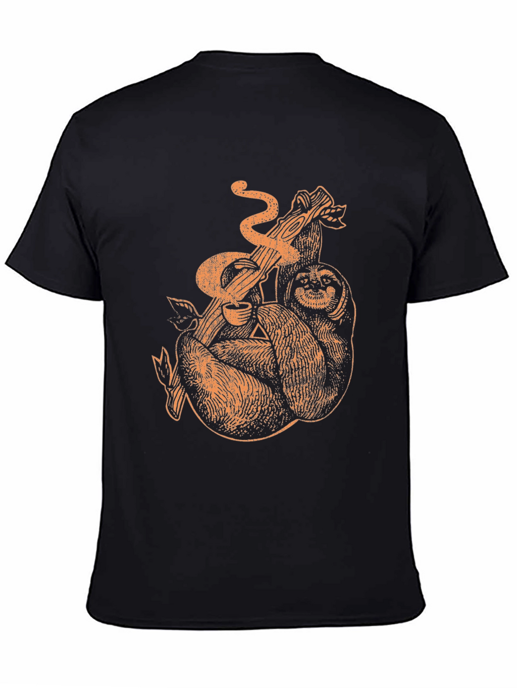 Sloth & Snake Graphic Tee - Black