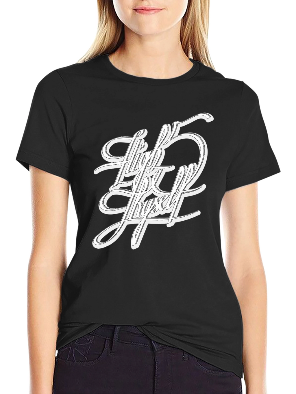 High by Myself Graphic T-Shirt Black