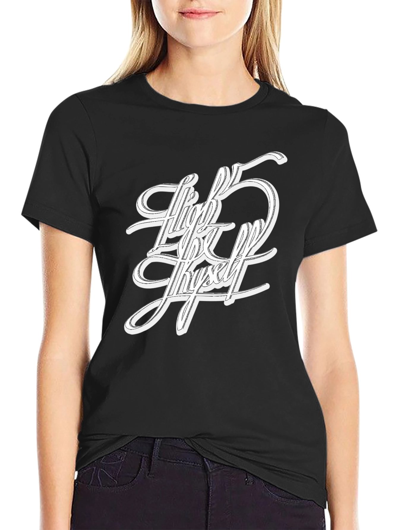 High by Myself Graphic T-Shirt Black