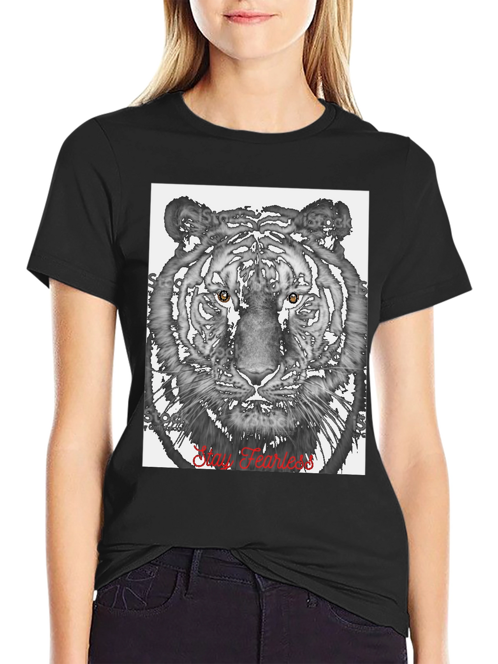 Stay Fearless Tiger Graphic Tee