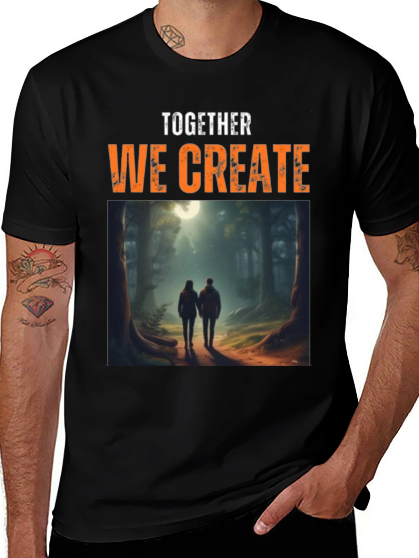 Together We Create Graphic Tee