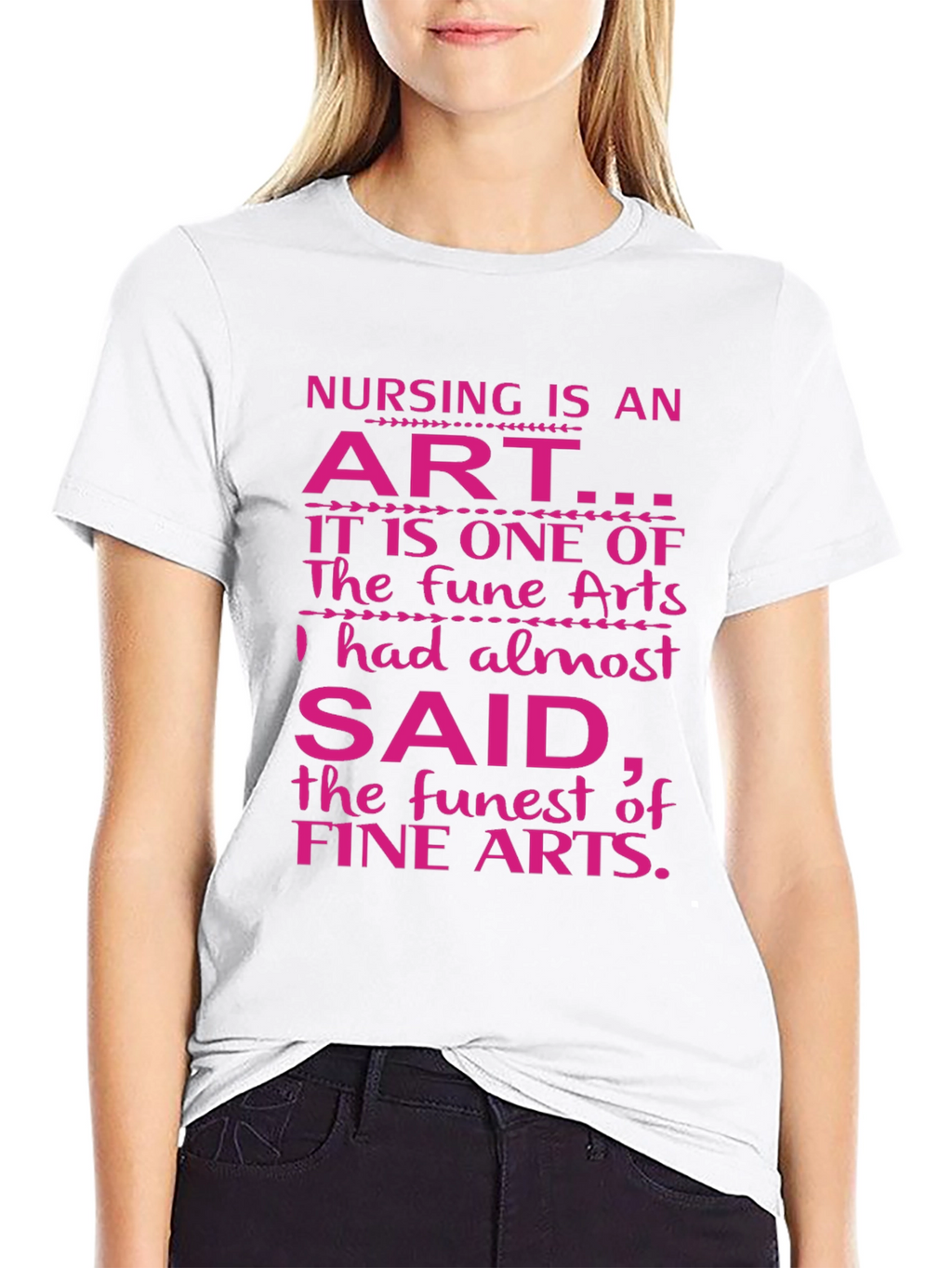 Nursing is an Art Graphic Tee