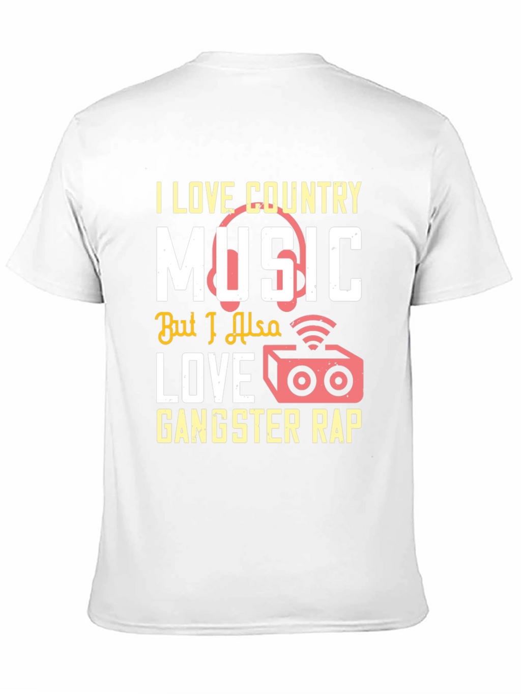 Country & Rap Music Lover T-Shirt