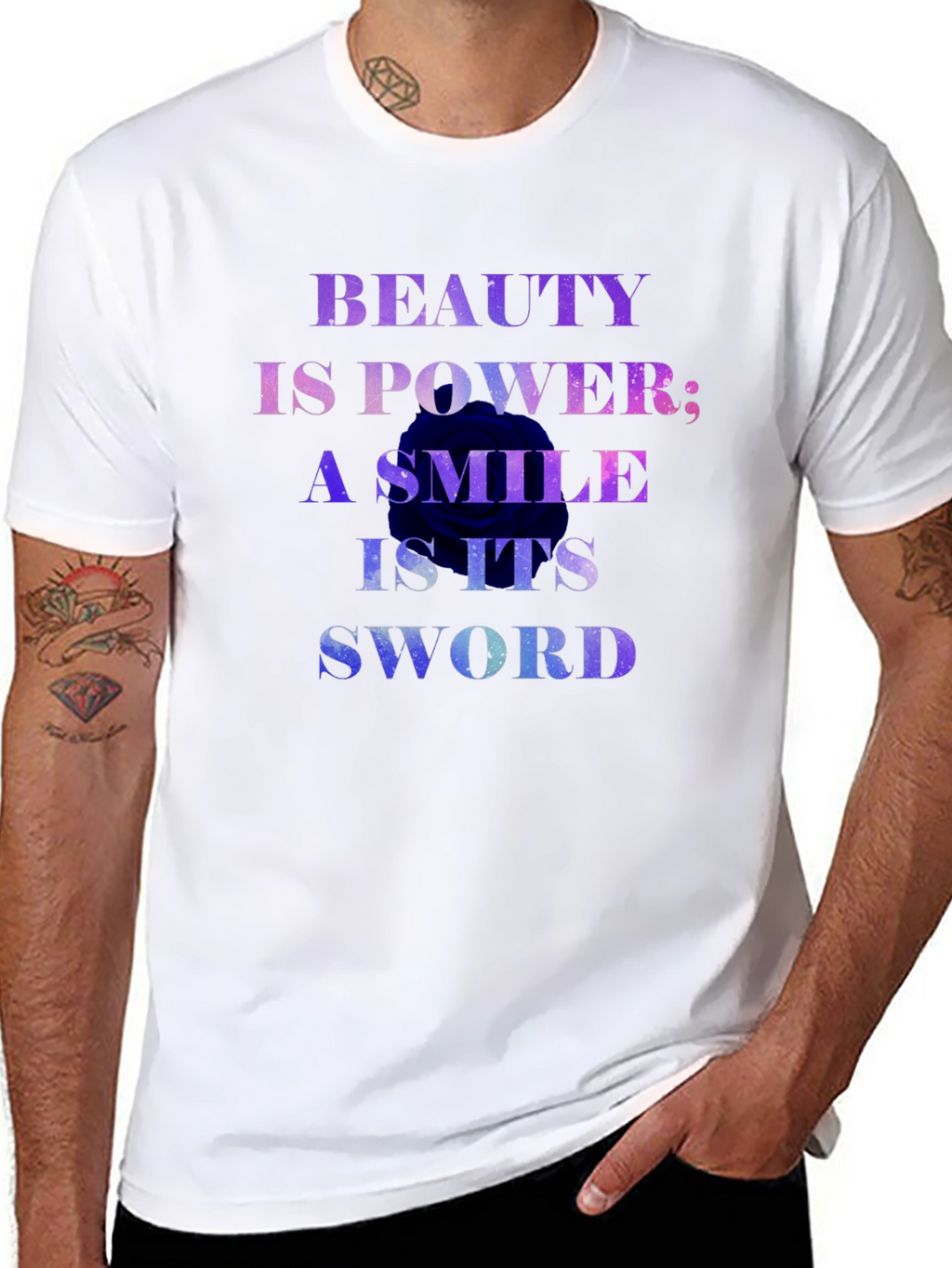 Beauty Is Power Graphic T-Shirt