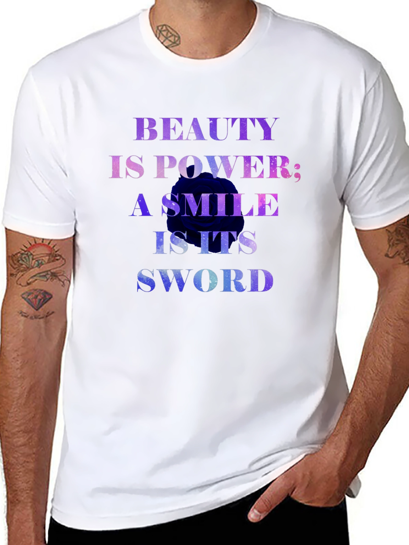 Beauty Is Power Graphic T-Shirt