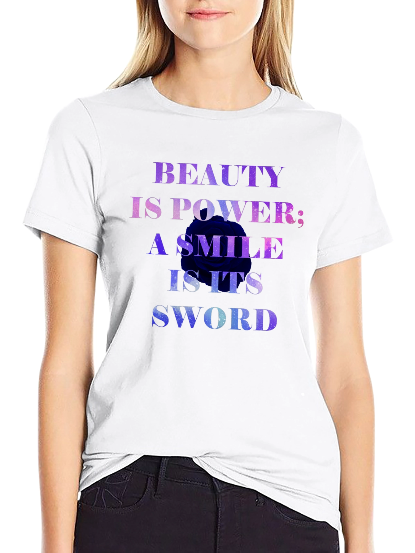 Beauty Is Power Graphic T-Shirt