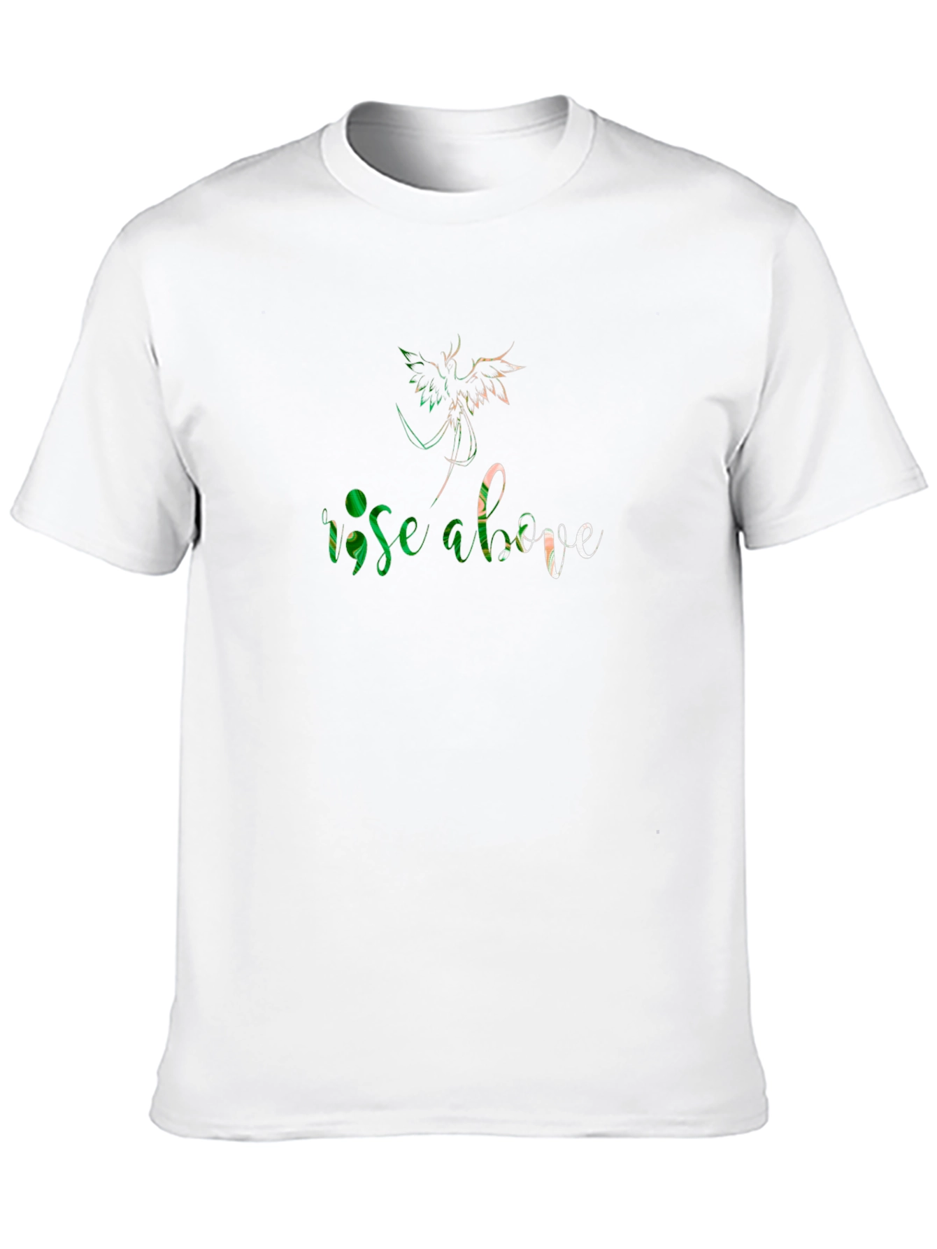 Rise Above Graphic Print Black T-Shirt