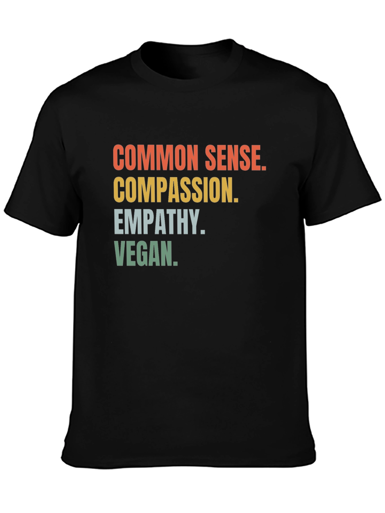 Common Sense Compassion Vegan Graphic Tee