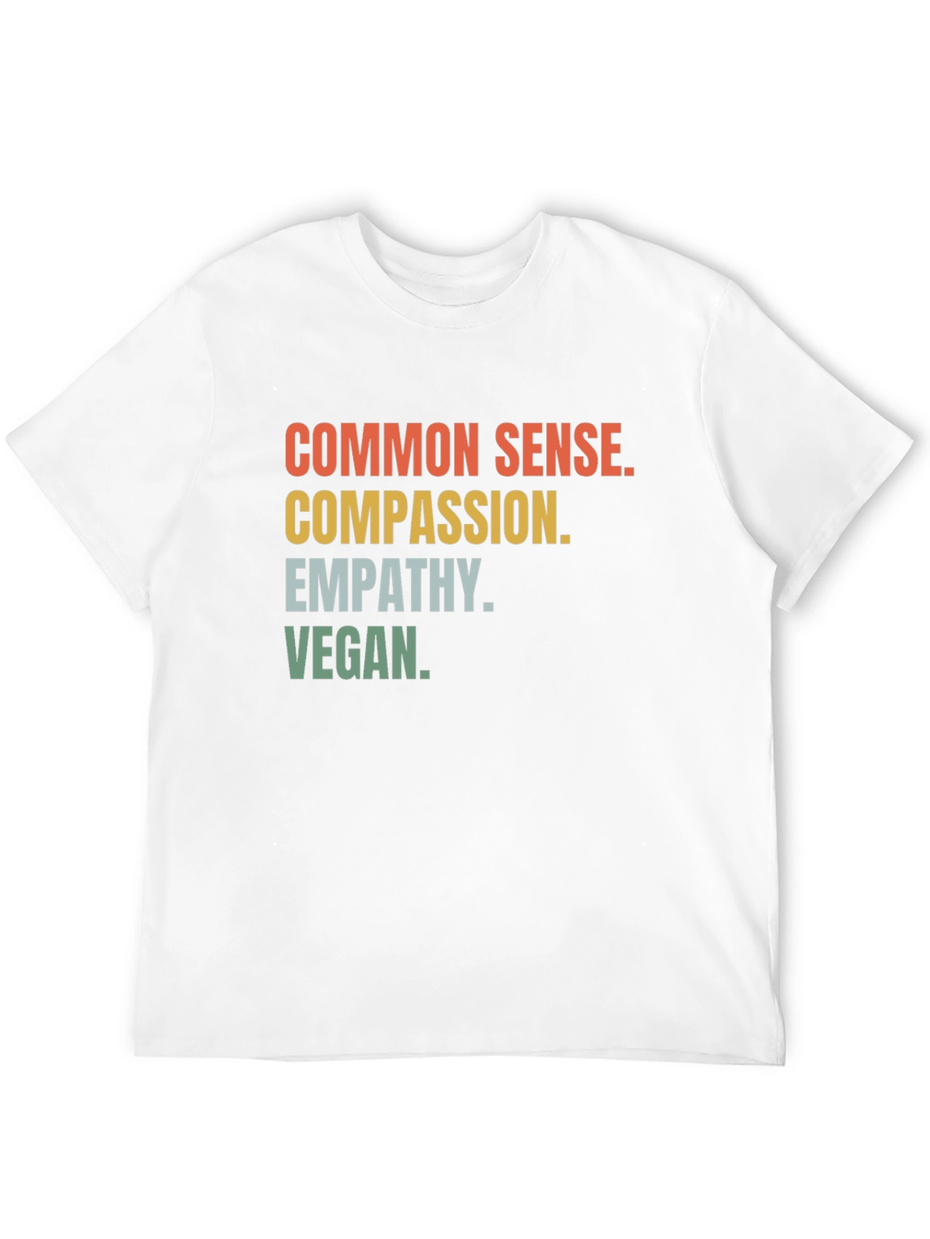 Common Sense Compassion Vegan Graphic Tee