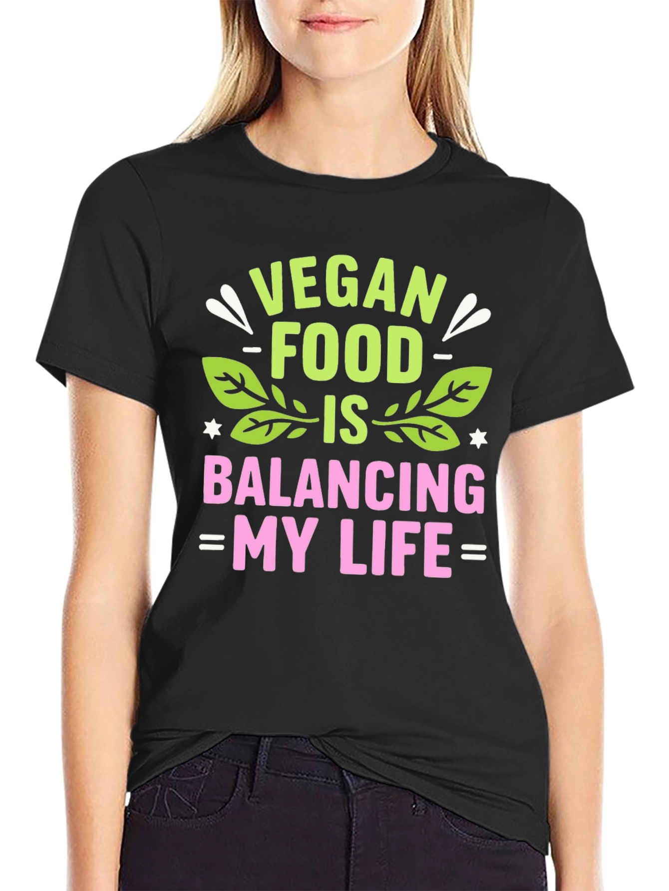 Vegan Food Balancing Life T-Shirt