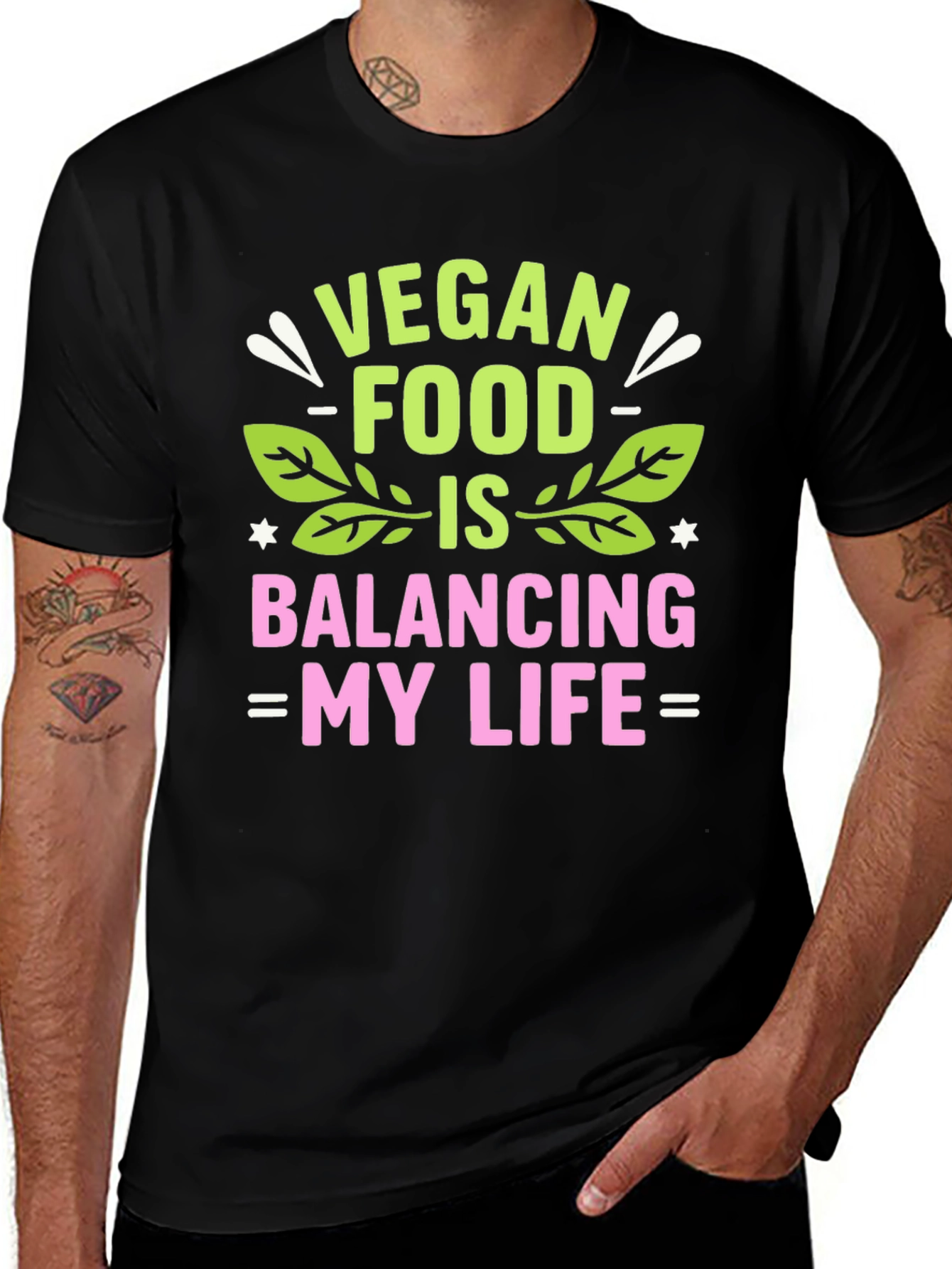Vegan Food Balancing Life T-Shirt