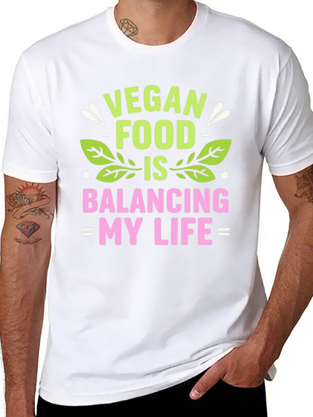 Vegan Food Balancing Life T-Shirt
