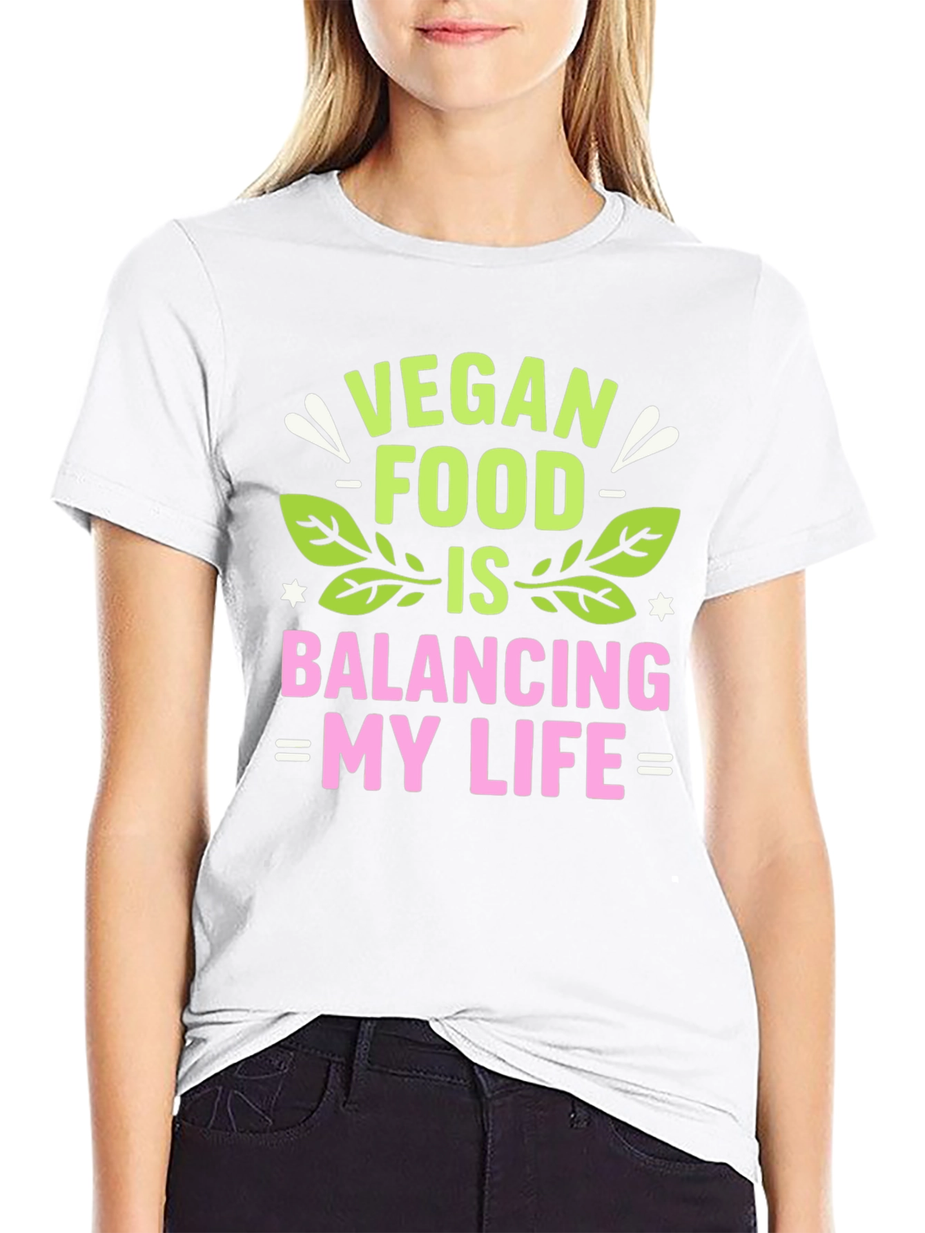 Vegan Food Balancing Life T-Shirt