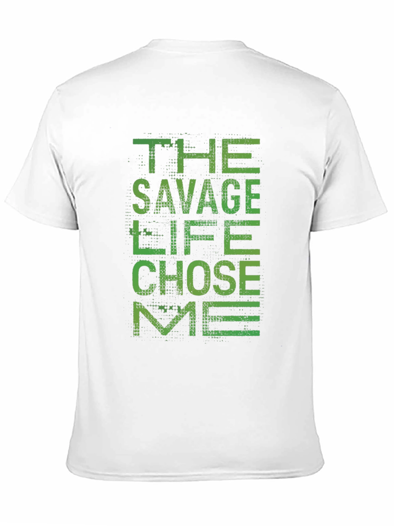 The Savage Life Chose Me Black Graphic T-Shirt