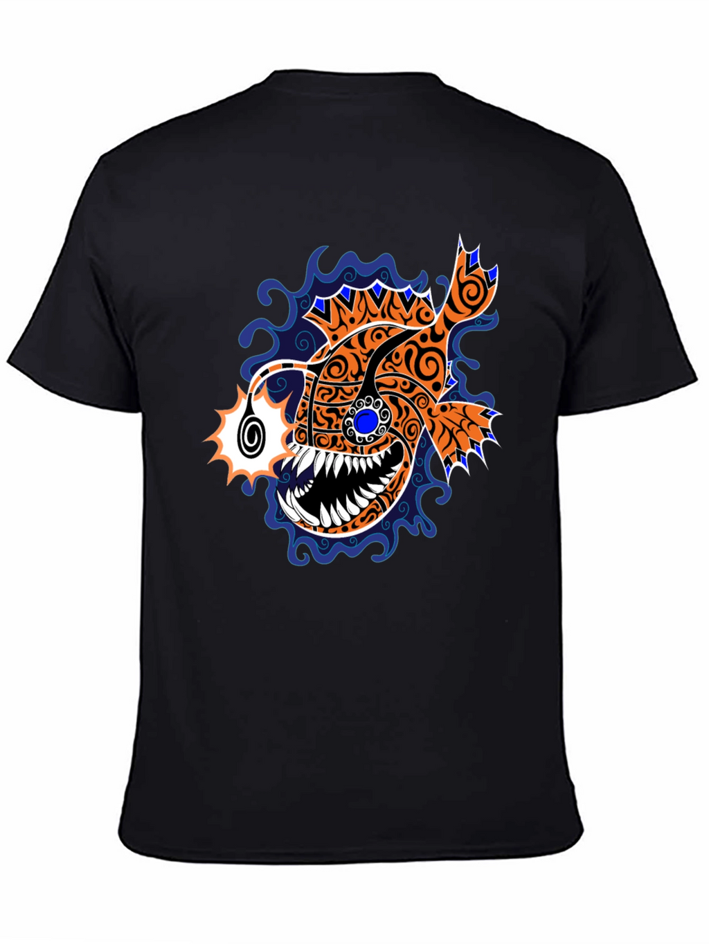 Angler Fish Graphic Tee - Unique Design