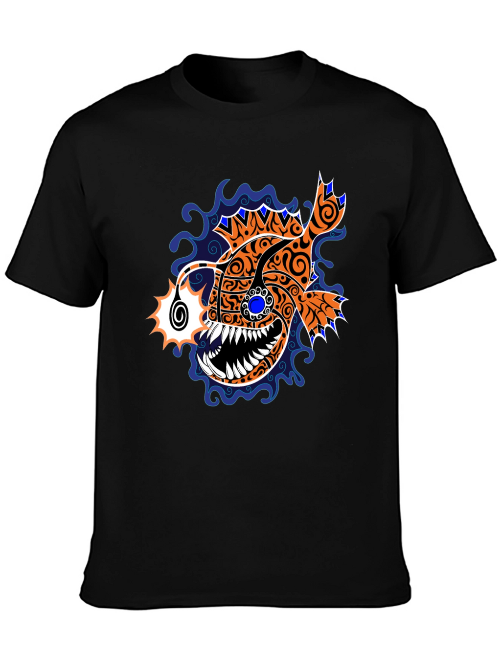 Angler Fish Graphic Tee - Unique Design