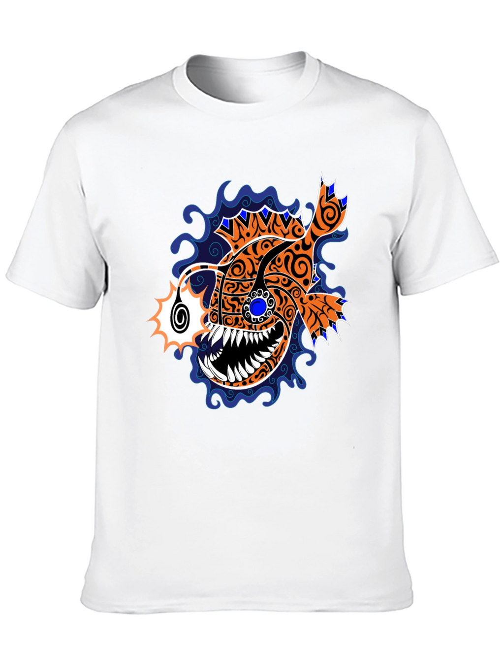 Angler Fish Graphic Tee - Unique Design