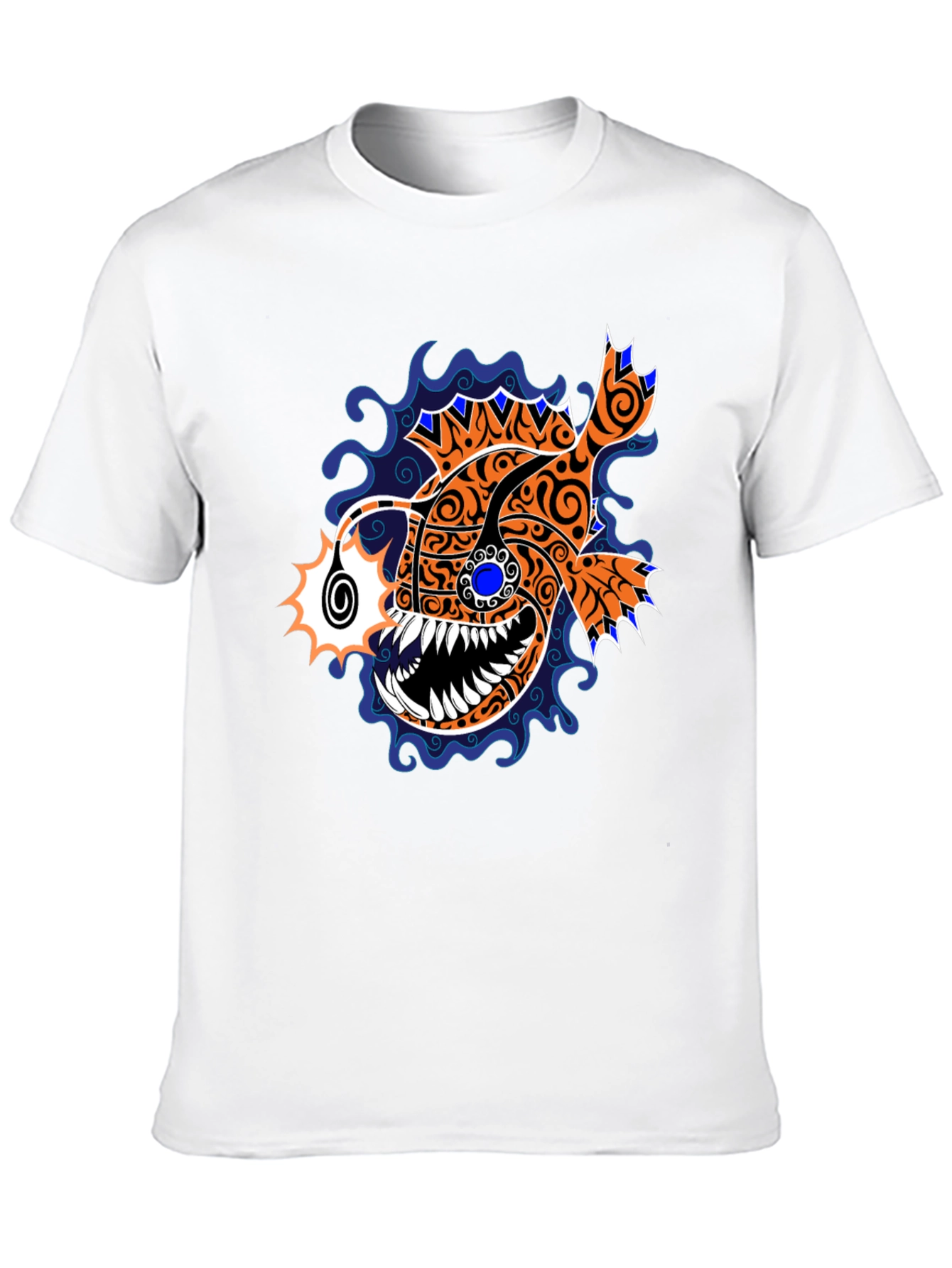 Angler Fish Graphic Tee - Unique Design