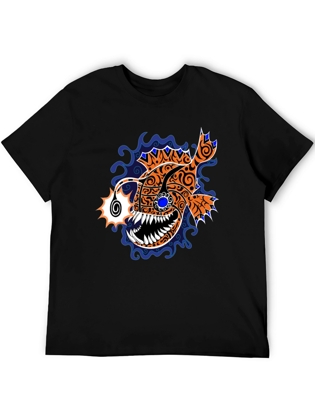 Angler Fish Graphic Tee - Unique Design
