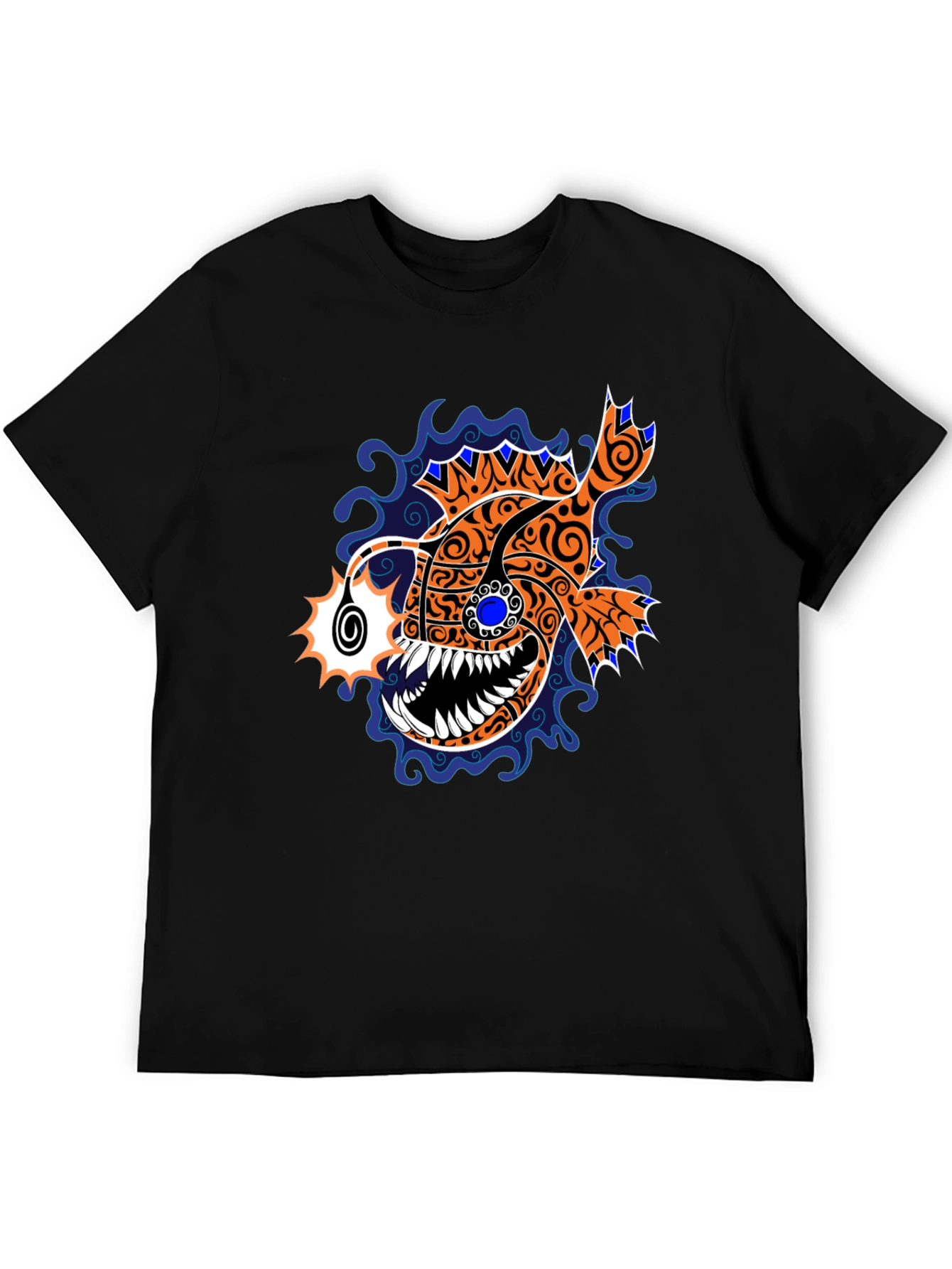 Angler Fish Graphic Tee - Unique Design