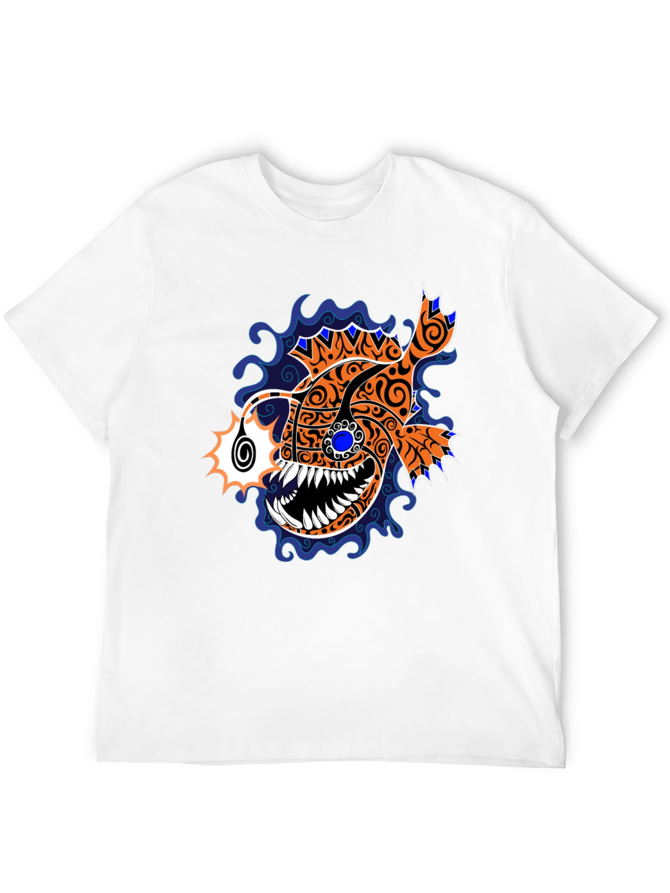 Angler Fish Graphic Tee - Unique Design