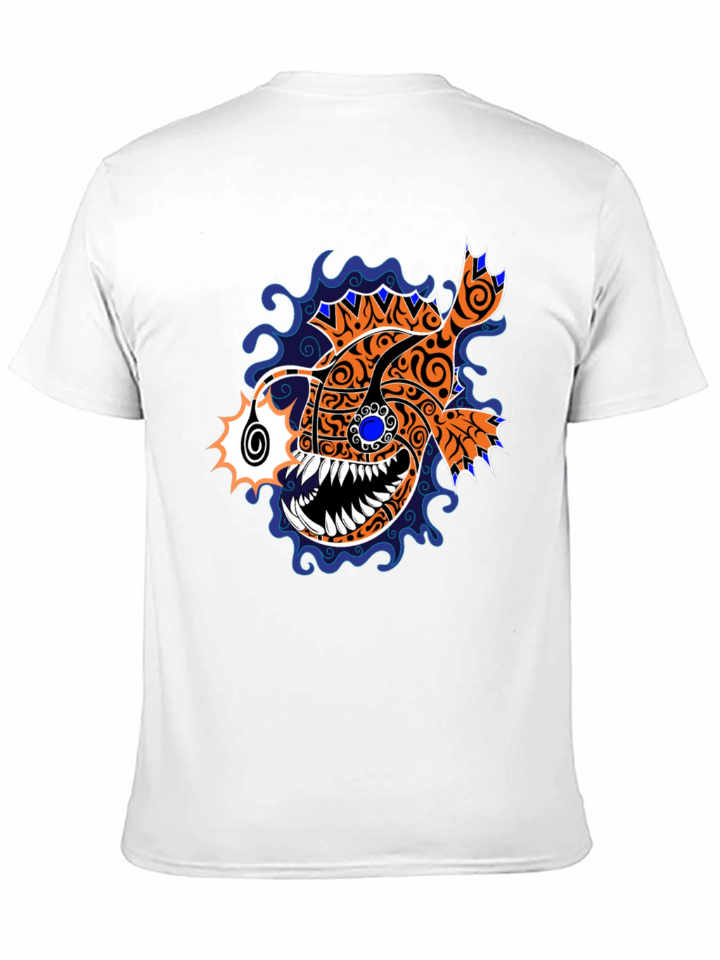 Angler Fish Graphic Tee - Unique Design