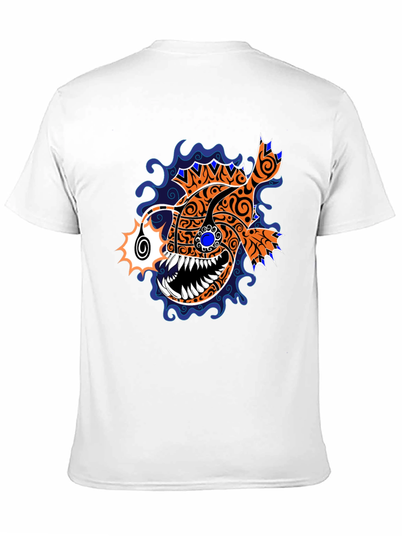 Angler Fish Graphic Tee - Unique Design