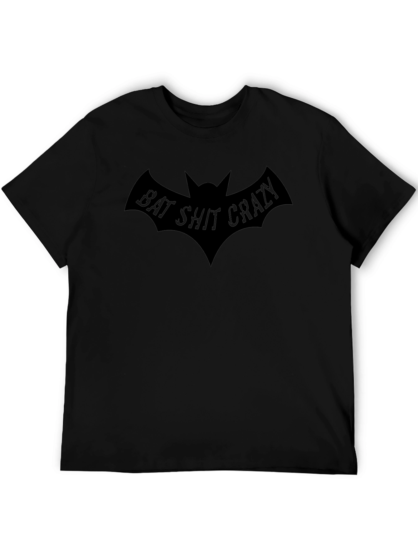 Bat Shit Crazy Graphic T-Shirt - Dark Humor Tee