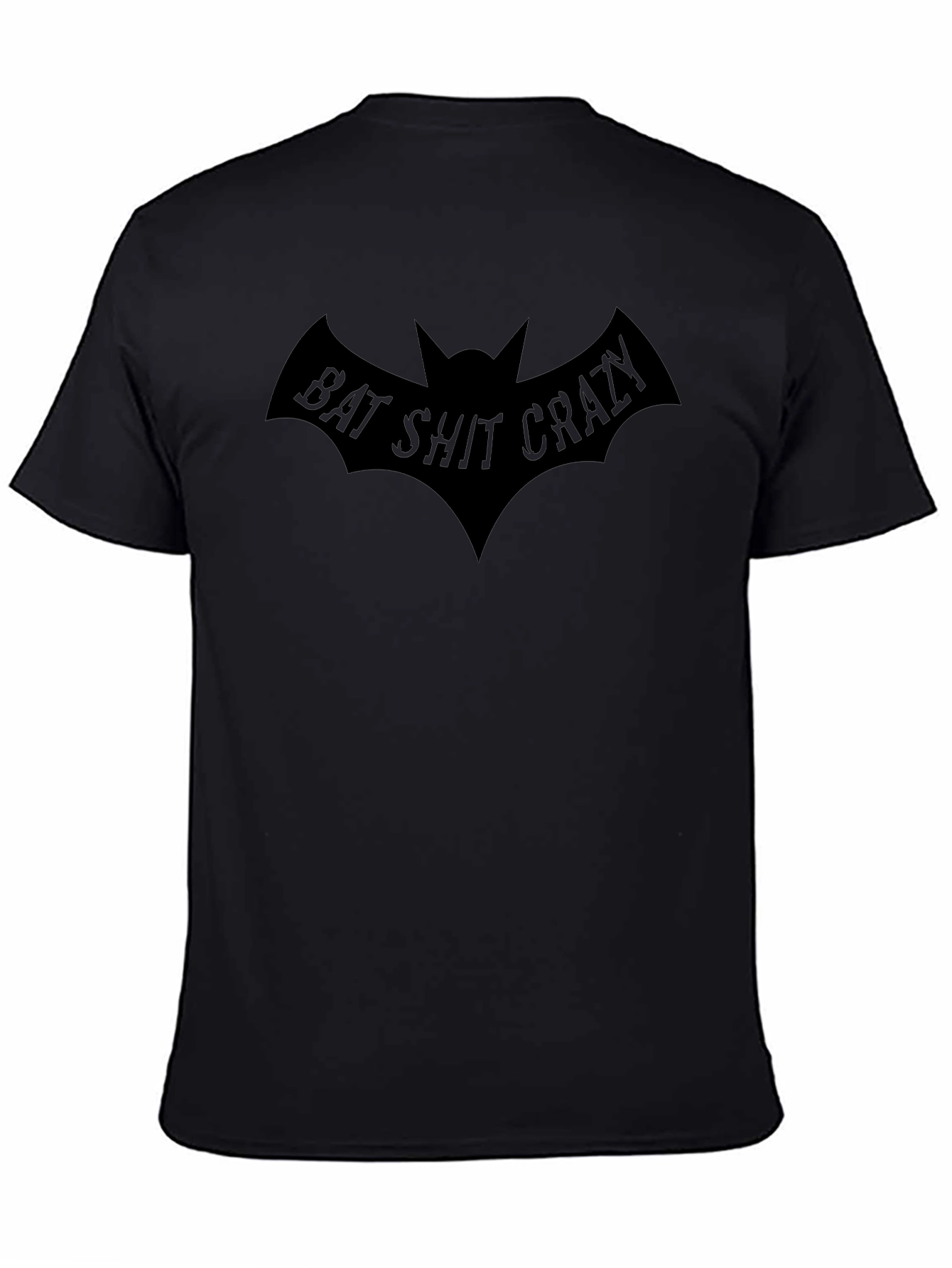 Bat Shit Crazy Graphic T-Shirt - Dark Humor Tee