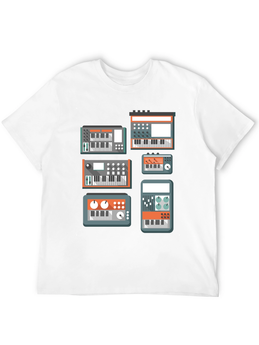 Synth Lover T-Shirt - Black Music Tee