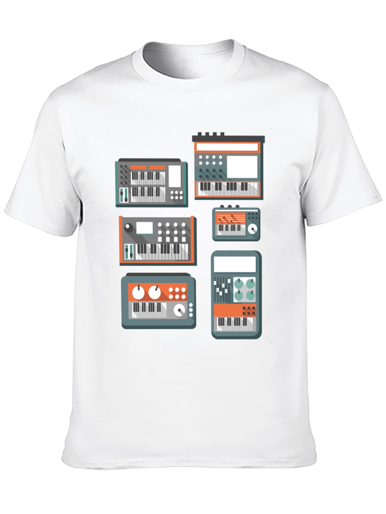 Synth Lover T-Shirt - Black Music Tee