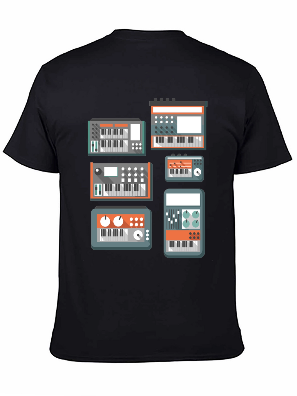 Synth Lover T-Shirt - Black Music Tee