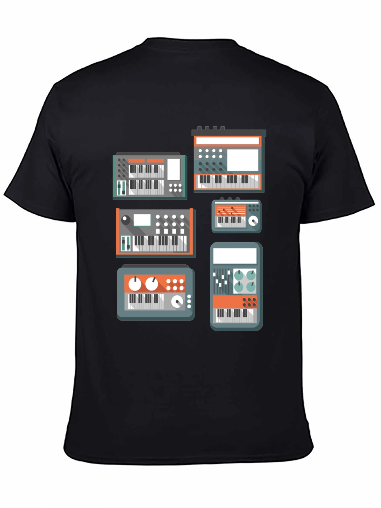 Synth Lover T-Shirt - Black Music Tee