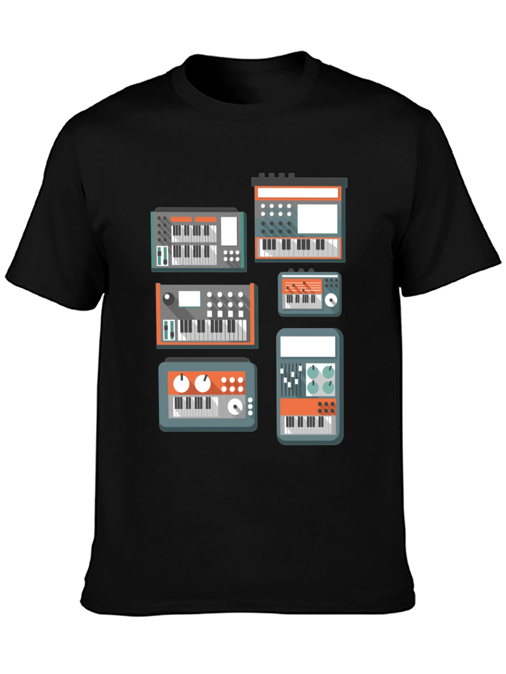 Synth Lover T-Shirt - Black Music Tee