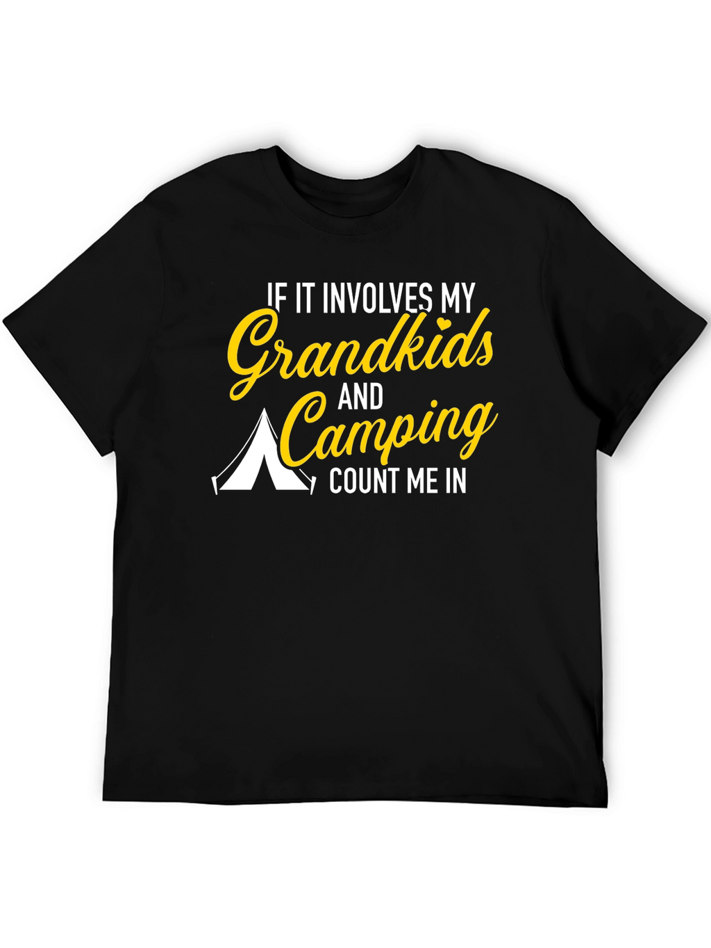 Grandkids & Camping T-Shirt: Count Me In!