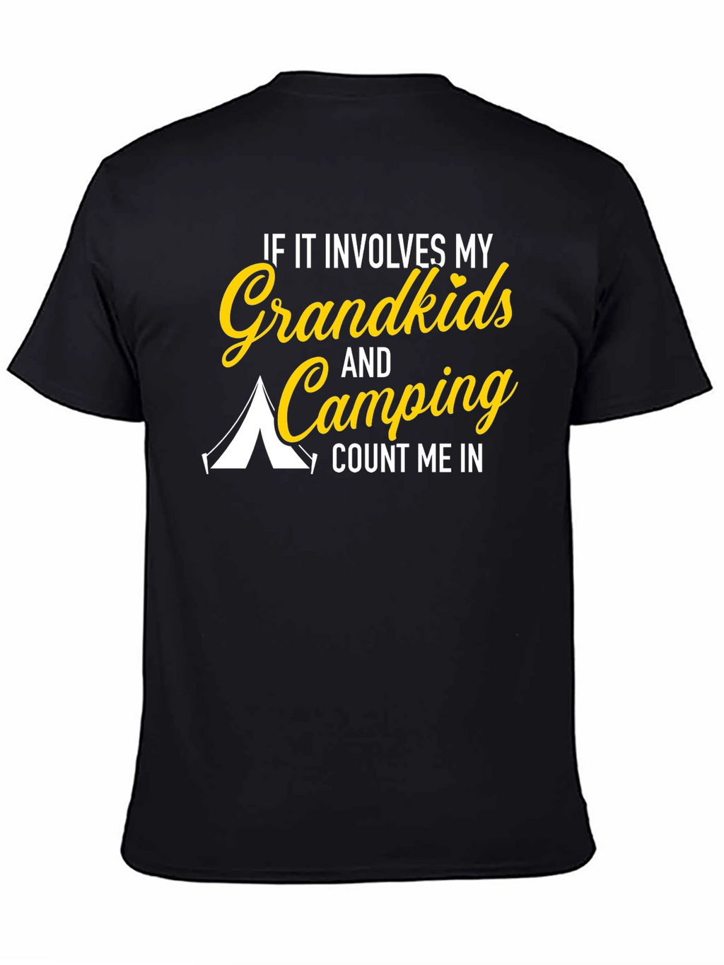 Grandkids & Camping T-Shirt: Count Me In!
