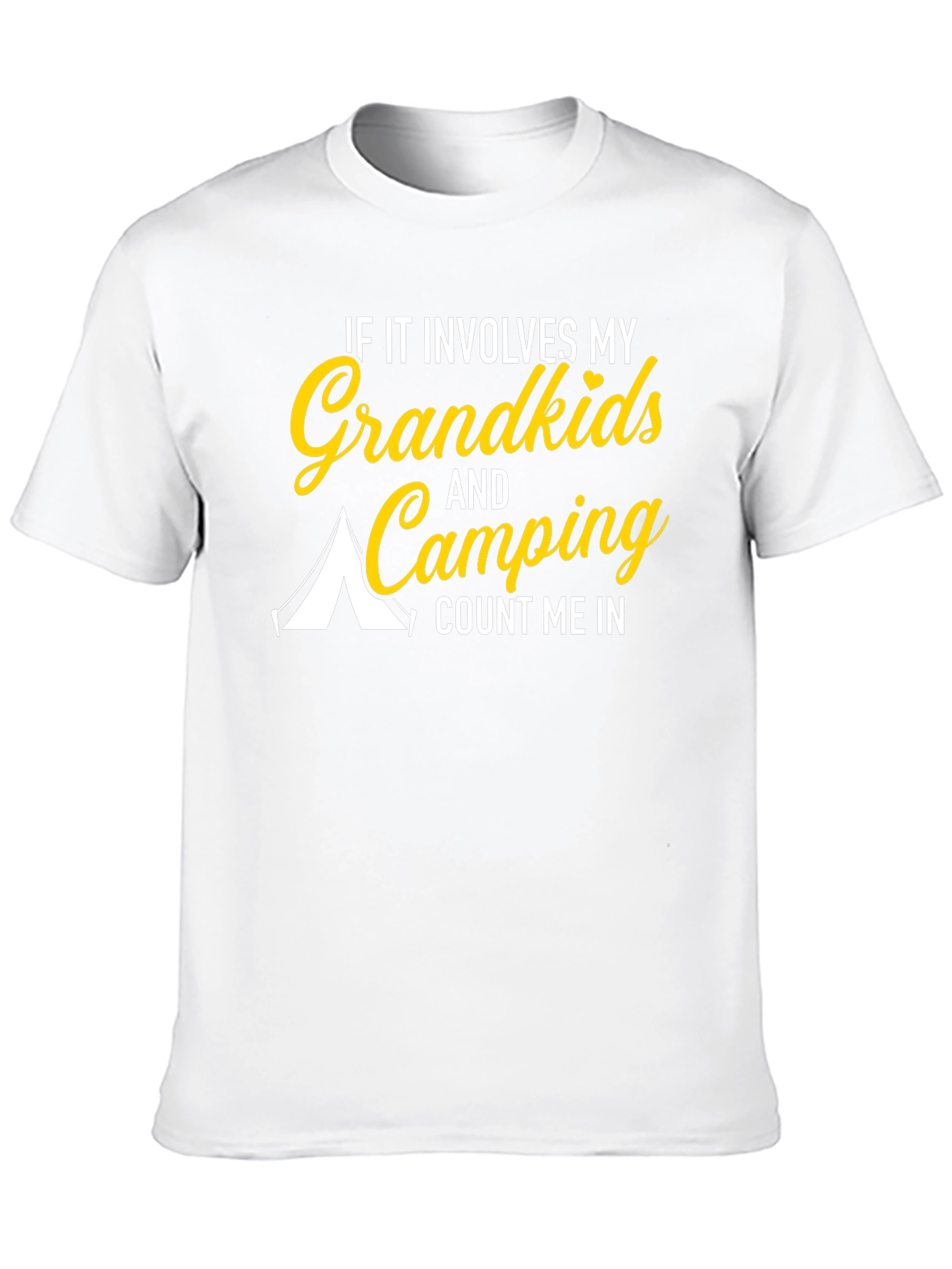 Grandkids & Camping T-Shirt: Count Me In!